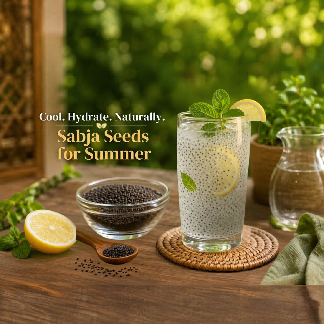 How to Use Sabja Seeds in Summer | Cooling Summer Superfood Guide